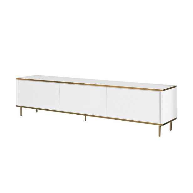 Televizní stolek Imaj White and Gold