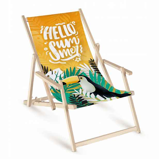 Zahradní Lehátko S Područkou Hello Summer Lehátko Plážové Skládací Křeslo