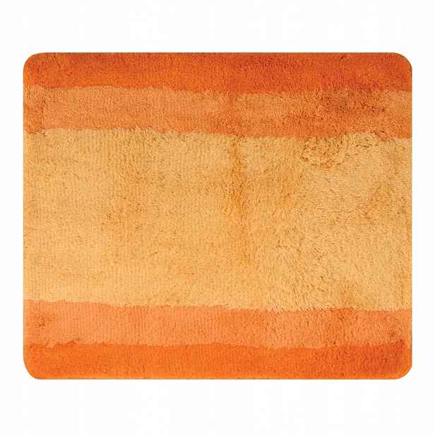 Spirella koupelnová předložka Balance, oranžová, polyester, protiskluzová