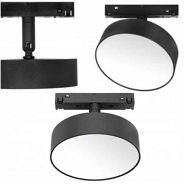 Magnetická Lampa 10W 4000K Černá, Dlouhá Životnost, Energeticky Úsporná DDCX-004