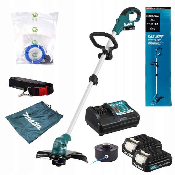 Makita UR100DWAE aku vyžínač 2x2Ah
