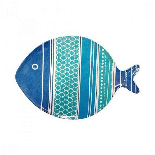 Porcelánový talíř, 27 x 19 cm, "SEA FRIENDS" - Easy Life