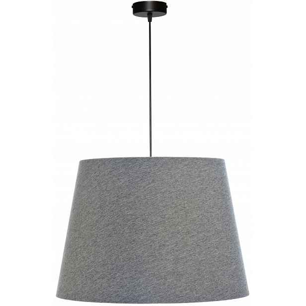 Závěsná lampa Zwis Lustr E27 Šedá Stínidlo Kužel 34 x 44 h29 Avola
