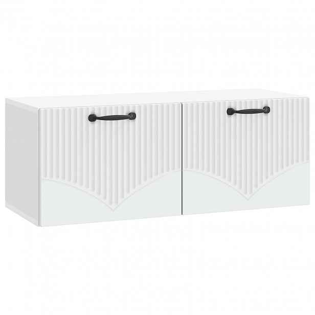 vidaXL Nástěnná TV skříň Bílá 78,5 x 31 x 30 cm Kompozitní dřevo