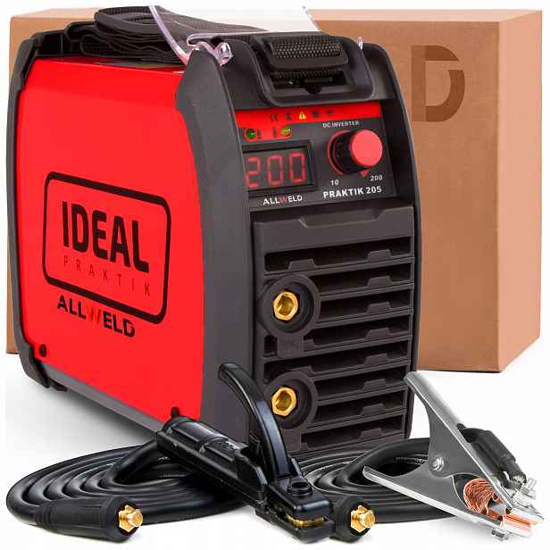 Invertorová Svářečka Ideal Praktik 205D 230V 200A Tig Lift Pro Ocel