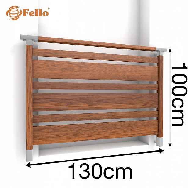 Simple MIX Francouzský balkon 130 cm Zábradlí