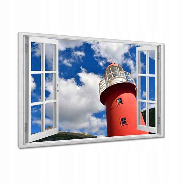 Obrazy 120x80 Červený maják
