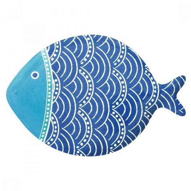 Porcelánový talíř, 31 x 21,5 cm, "SEA FRIENDS" - Easy Life