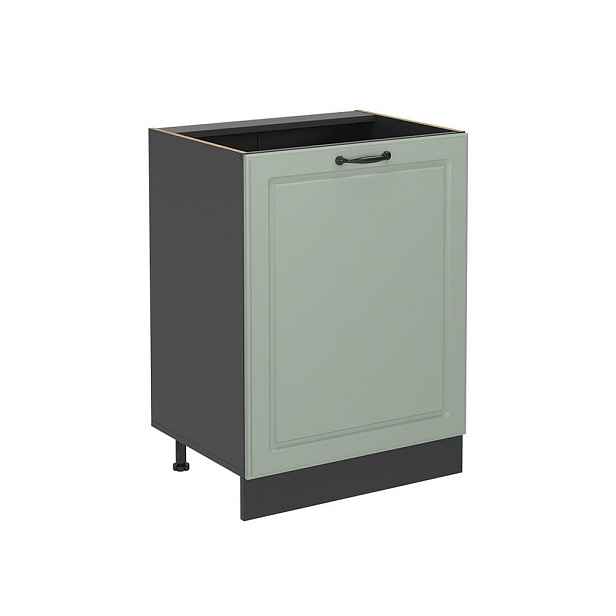 Vicco SPODNÍ SKŘÍŇKA KUCHYŇSKÉ LINKY R-Line, Mint venkovský dům/Antracit, 60 cm s 1 dveřmi bez pracovní desky