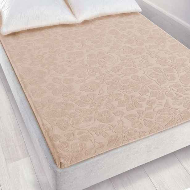 Zwoltex TULIPÁN4 Prostěradlo bez gumičky béžové 275 g 150 x 205 cm