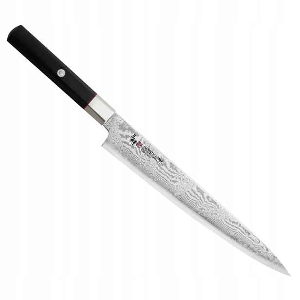 Mcusta Zanmai VG-10 Splash Japonský Nůž na filetování Sujihiki 61 Hrc 24 cm