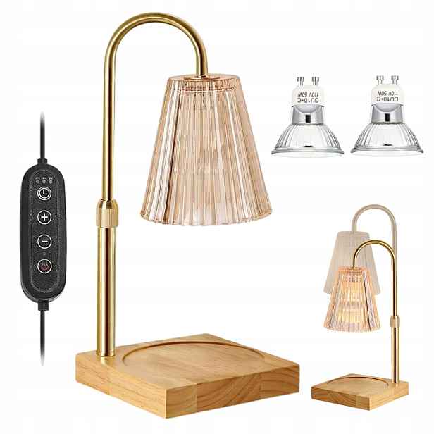 Ohřívač svíček, vintage elektrická lampa, stmívatelná