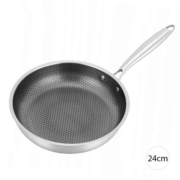 BRATmaxx Pánev s voštinovým povrchem 24cm, 4 vrstvy 16469