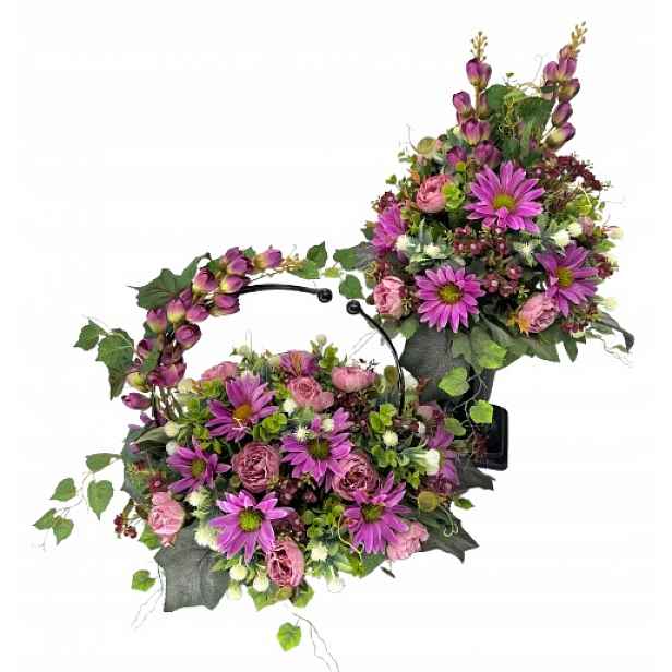 Dekorace na hrob Hřbitov Kytice Svazek Kompozice Všech svatých