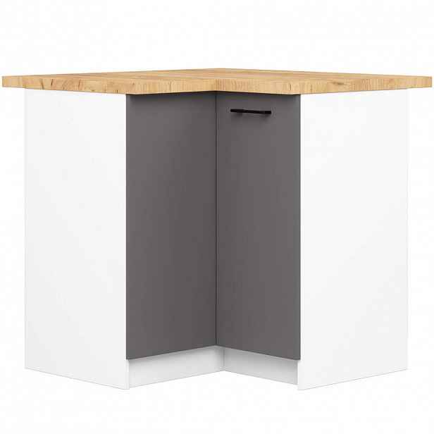RAUMHIRSCH FURNITURE SPODNÍ SKŘÍŇ Bílá, grafitově šedá 85/90/46