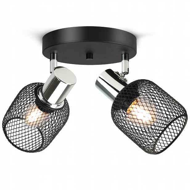 Stropní Svítidlo Lustr Stropní Svítidlo Vintage Loft Reflektor 444-EG2 E27 ze síťoviny