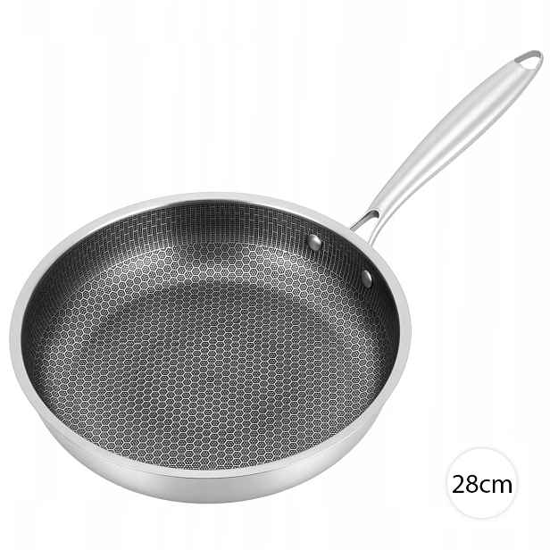 BRATmaxx Pánev s voštinovým povrchem 28cm, 4 vrstvy 16470