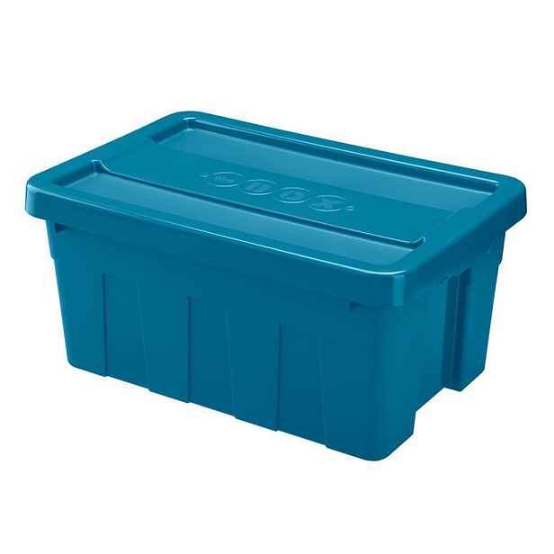 Plastový úložný box s víkem HEIDRUN 45l