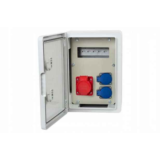 Stavební rozvaděč RB-250 8M 32A 5p 2x230V