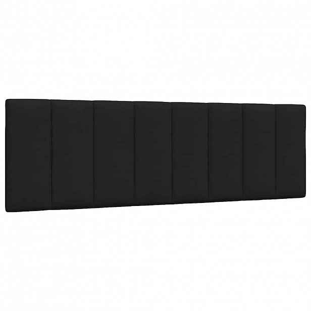 vidaXL Polštář na čelo postele Hanko černý 160 cm textil