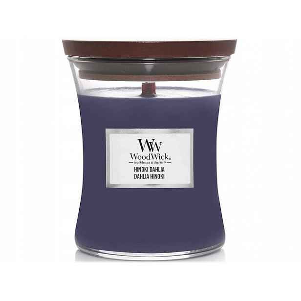 WoodWick střední svíčka Hinoki Dahlia 275 g