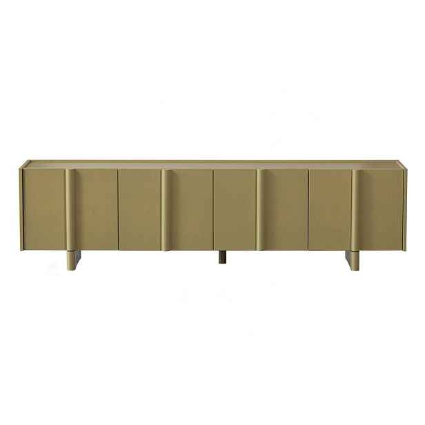 Khaki TV stolek z borovicového dřeva 200x53x46 cm Basu – WOOOD