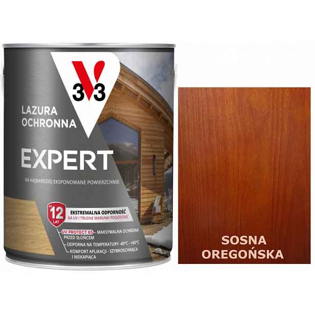 Lazura V33 Expert Polský Klima 12 Let Borovice 2,5L