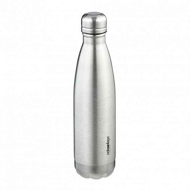 Relaxdays TERMOLÁHEV Stříbrná nerezová 500 ml
