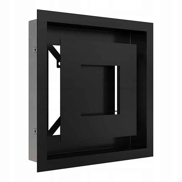 Ventilační mřížka do krbu Wind 22x22 černá