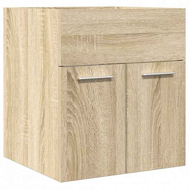 vidaXL Koupelnová skříňka pod umyvadlo dub sonoma 41 x 38,5 x 46 cm
