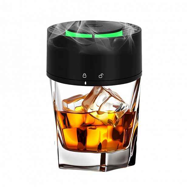 Sada na uzení whisky elektrický barmanský smoker na nápoje