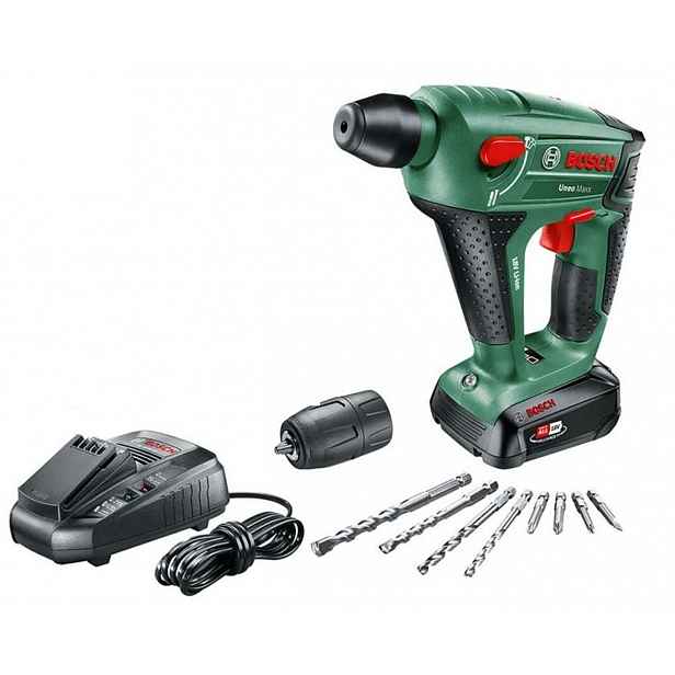 Bosch - 18V AKU vrtací kladivo, 1x aku 2,5 Ah, nabíječka 060395230F