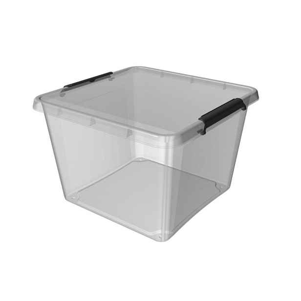 box 32,0l SIMPLE-1622, 39x39x26cm, transp.plast