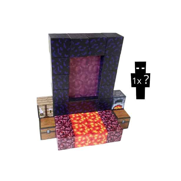 Toybit Magnetická stavebnice Minecraft Portál MSTB2096