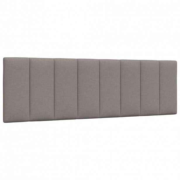 vidaXL Polštář na čelo postele Hanko taupe 160 cm textil