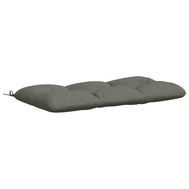 vidaXL Polštář na lavici VIANEN 100% polyester Šedá 120 x 60 x 12 cm