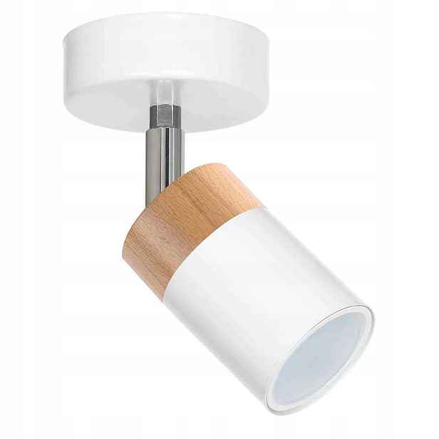 Nástěnná lampa Joker 1xGU10 Bílá/Dřevo