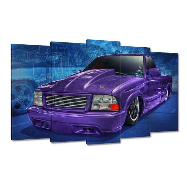Obrazy 100x60 Fialová PickUp S10