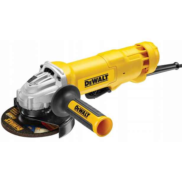 úhlová bruska 125mm s lopatkovým vypínačem, 1400W DeWalt [DWE4233-QS]