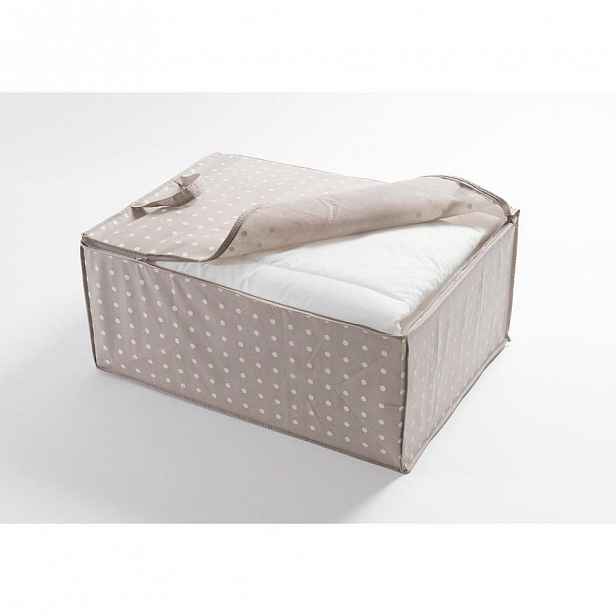 Béžový úložný vak Compactor Dots, 50 x 70 cm