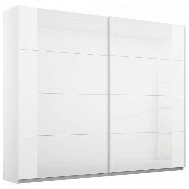 Rauch Möbel SKŘÍŇ S POSUVNÝMI DVEŘMI, bílá, vysoce lesklá bílá, 226/210/62 cm