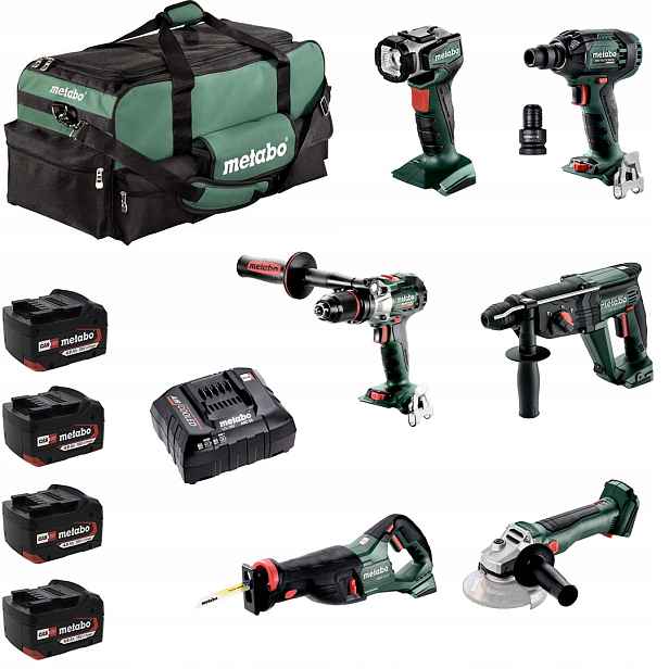 Sada akumulátorového nářadí Metabo Combo Set 6.1 685211000 4x4Ah, taška