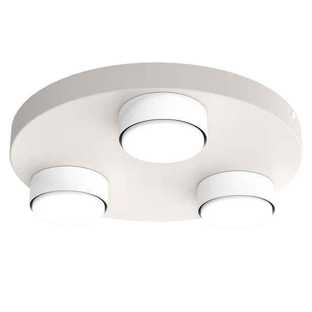 Stropní Svítidlo Stropní Svítidlo Led Loft GX53 Světlý Kašmír Bílá Ozdobná 3bodová