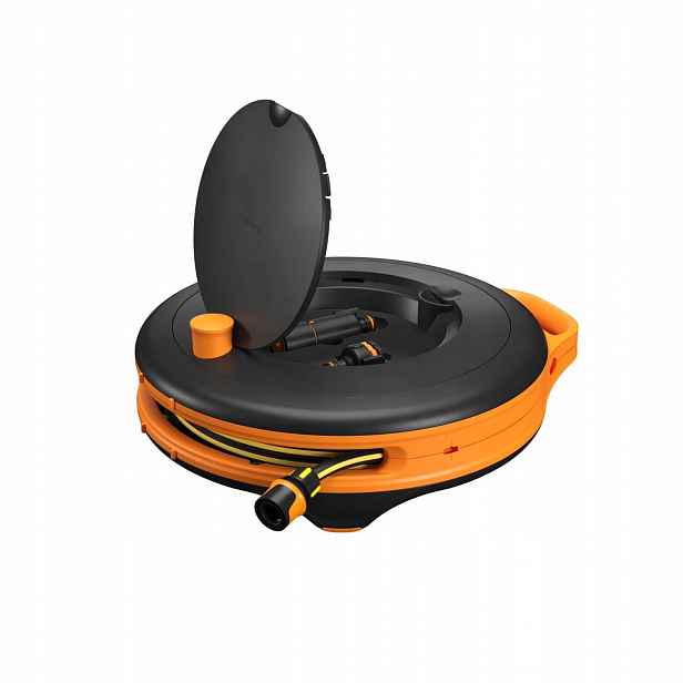 Fiskars Comfort Zahradní buben s hadicí a rychlospojkami S 9 mm 3/8" 15 m