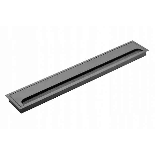 Kabelový Průchod Gtv Merida Obdélníkový Průchod 80 X 500 MM Al Černý