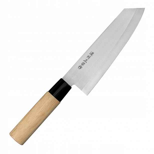 Nůž Bunka Santoku Satake Megumi 805-834 17 cm 420 J2 dřevo wa-handle