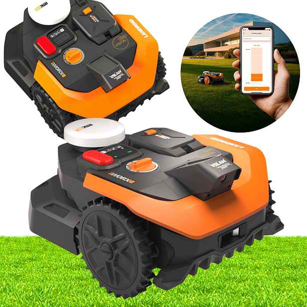 Robotická Sekačka Landroid 300 m² Vision Cloud Ai Rtk V-slam Worx WR303E