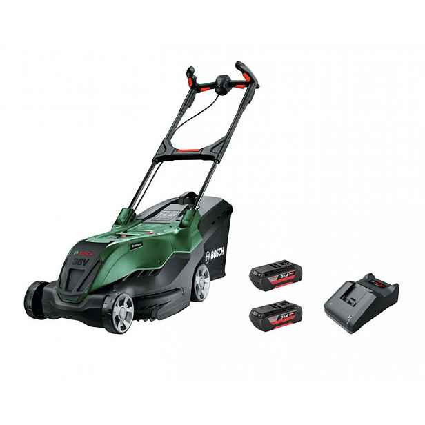 Bosch - 36V AKU sekačka na trávu, záběr 40 cm, 2x aku 2,0 Ah, nabíječka 06008B9F01