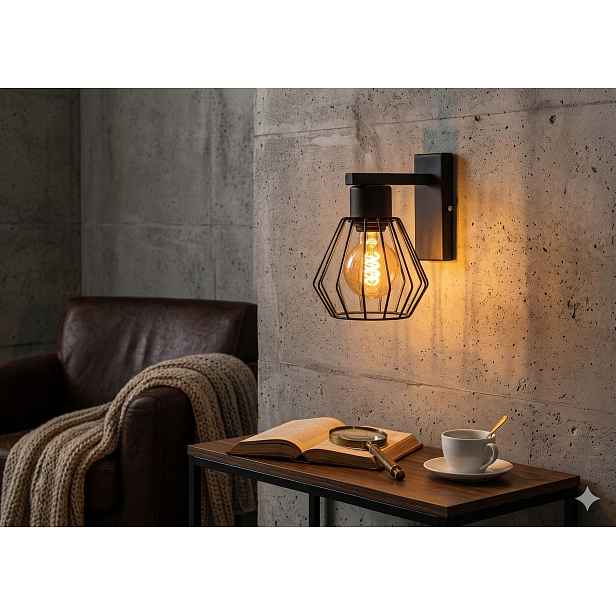 Euro-Lamp Nástěnné svítidlo Diamo Černá 1X60W Výrobce