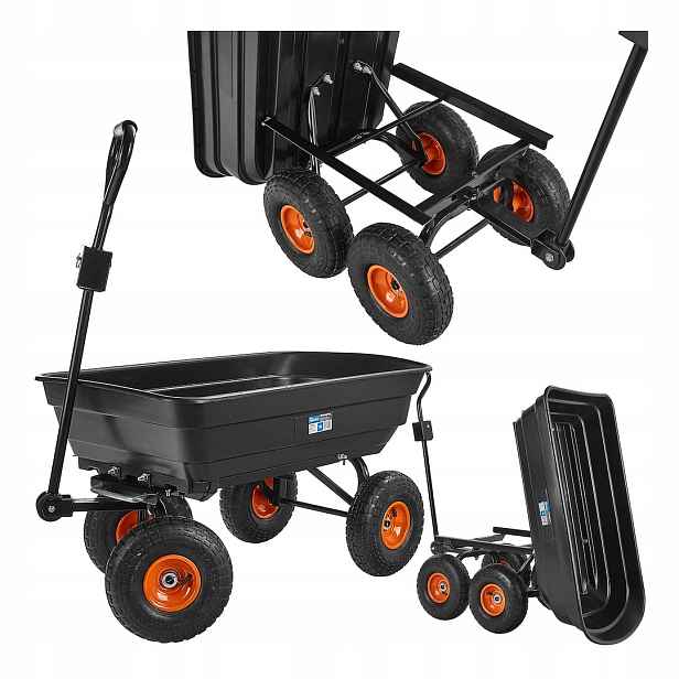 Geko Zahradní přepravní vozík 75L G71126